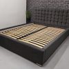 Łóżko tapicerowane NERO SLIM z pojemnikiem 160x200 cm – tkanina hydrofobowa