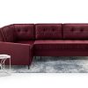 Narożnik Tapicerowany z Funkcją Spania na Nogach Bellio - Elegancka Kanapa dla Rodziny z Akcentami Glamour
