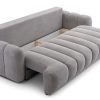 Sofa Tapicerowana Rozkładana Chocoa - Nowoczesna Kanapa 3-Osobowa z Funkcją Spania