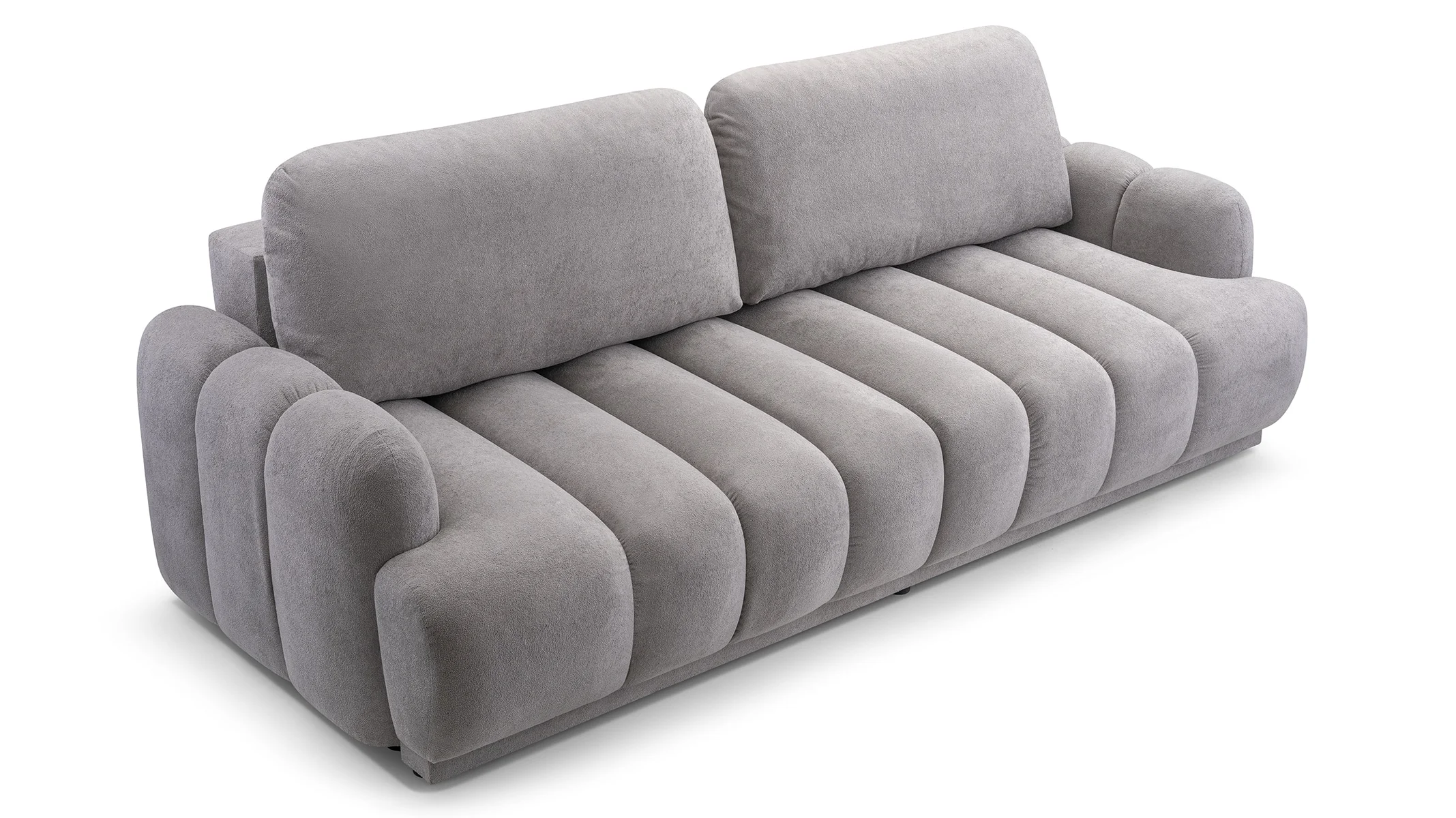 Sofa Tapicerowana Rozkładana Chocoa - Nowoczesna Kanapa 3-Osobowa z Funkcją Spania