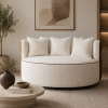 Nowoczesna okrągła sofa Vikka