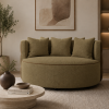 Nowoczesna okrągła sofa Vikka