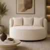 Nowoczesna okrągła sofa Vikka