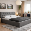 Łóżko tapicerowane HONY SLIM 160x200 cm – z pojemnikiem na pościel