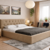 Łóżko tapicerowane HONY SLIM 160x200 cm – z pojemnikiem na pościel