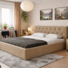 Łóżko tapicerowane HONY SLIM 160x200 cm – z pojemnikiem na pościel