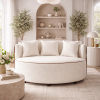 Nowoczesna okrągła sofa Vikka