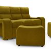 Sofa tradycyjna tapicerowana rozkładana do przodu Sonica