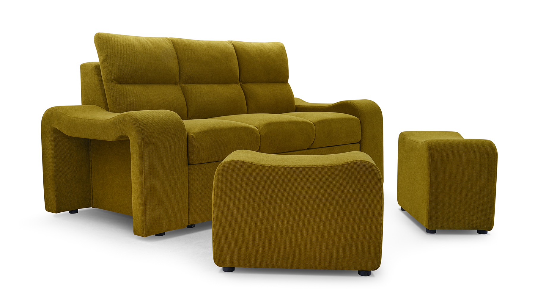 Sofa tradycyjna tapicerowana rozkładana do przodu Sonica