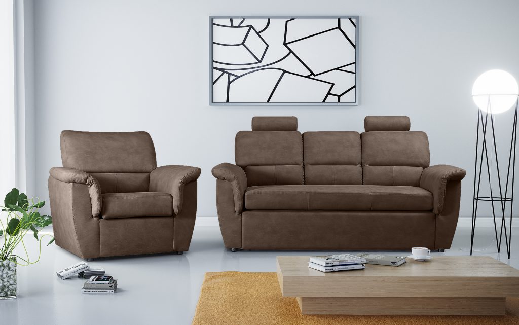 Sofa tradycyjna tapicerowana Cobrel do zestawu