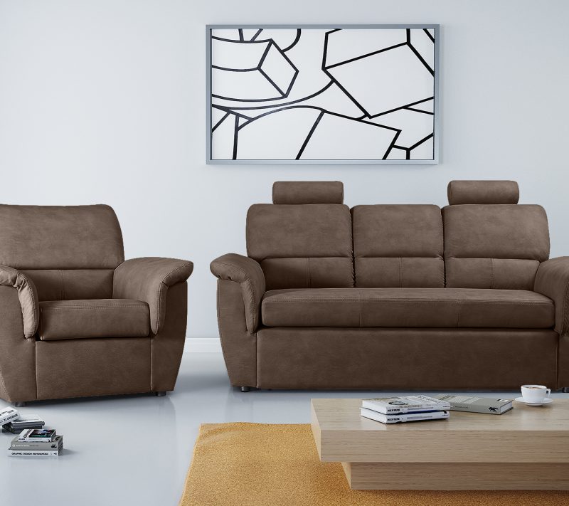 Sofa tradycyjna tapicerowana Cobrel do zestawu