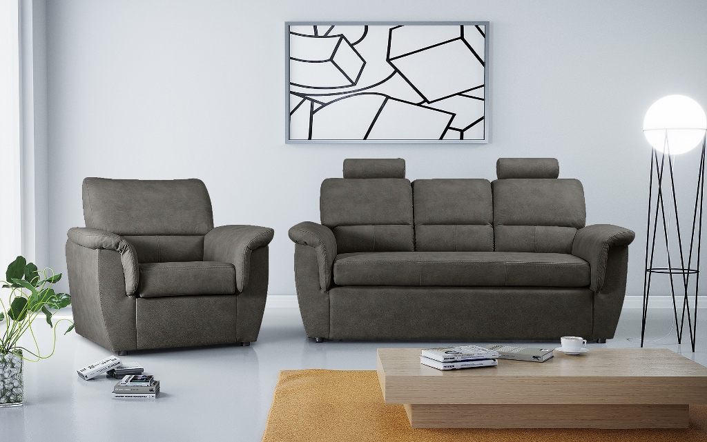 Sofa tradycyjna tapicerowana Cobrel do zestawu