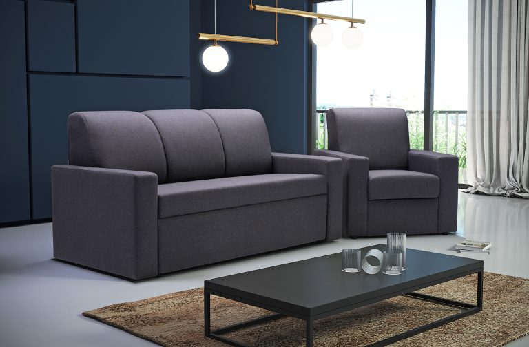 Sofa tradycyjna rozkładana do przodu Lucaro