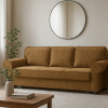 Sofa tapicerowana rozkładana z lamówką Brioso