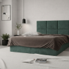 Łóżko kontynentalne z pojemnikami i topperem BESCO 2 160x200 cm – wspiera kręgosłup