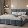 Łóżko tapicerowane Slim Lunaro z pojemnikiem 160x200 cm – tkanina plamoodporna