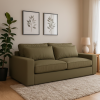 Nowoczesna sofa tapicerowana loftowa Bison – trzyosobowa kanapa do salonu
