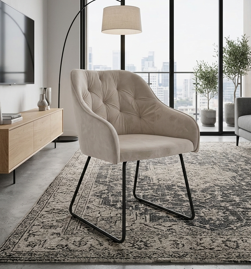 Fotel Adelton sanki – stabilne płozy