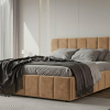 Łóżko tapicerowane Sorelli Slim 160x200 cm – z pojemnikiem, hydrofobowe