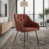 Fotel Adelton czarny – ergonomiczny komfort