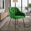 Fotel Adelton czarny – ergonomiczny komfort
