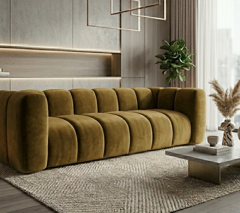 Sofa tapicerowana nowoczesna trzyosobowa Arand 3
