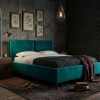 Łóżko tapicerowane INDIA SLIM z pojemnikiem 160x200 cm – łatwe w czyszczeniu