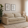 Nowoczesna sofa tapicerowana loftowa Bison – trzyosobowa kanapa do salonu