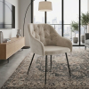 Fotel Adelton czarny – ergonomiczny komfort