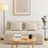 Sofa Tapicerowana Linea bez funkcji spania - Nowoczesna Minimalistyczna Kanapa do Pokoju