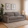 Nowoczesna sofa tapicerowana loftowa Bison – trzyosobowa kanapa do salonu