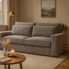 Nowoczesna sofa tapicerowana loftowa Bison – trzyosobowa kanapa do salonu