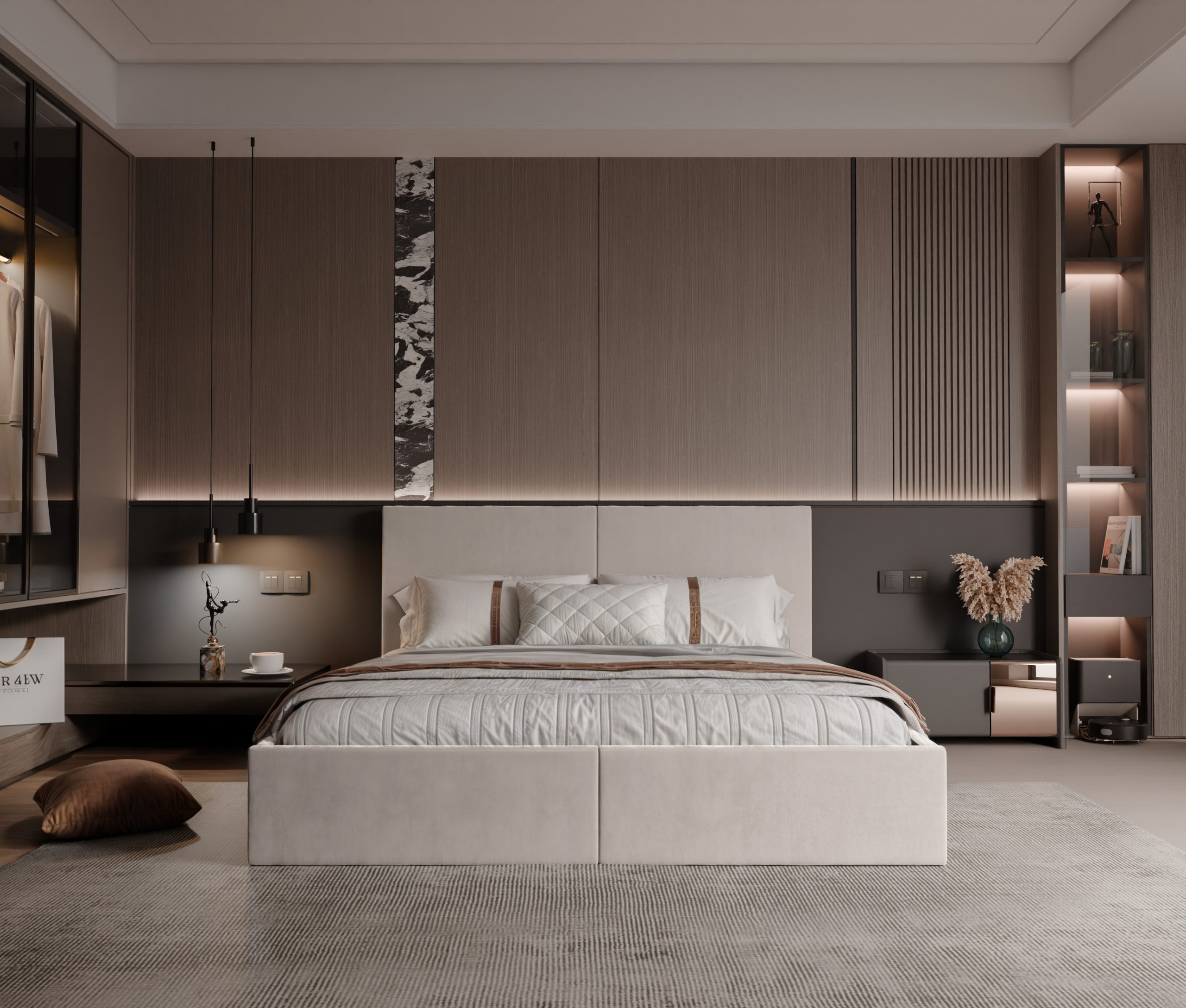 Łóżko tapicerowane Vizano Slim 160x200 cm – z pojemnikiem, łatwe czyszczenie