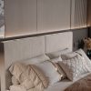 Łóżko tapicerowane Vizano Slim 160x200 cm – z pojemnikiem, łatwe czyszczenie