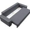 Sofa tapicerowana rozkładana z lamówkami 251 cm Manta A