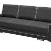 Sofa tapicerowana rozkładana z lamówkami 230 cm Manta B