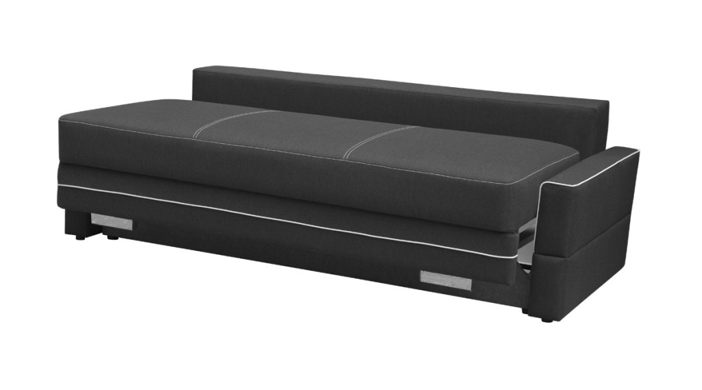 Sofa tapicerowana rozkładana z lamówkami 230 cm Manta B