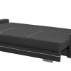 Sofa tapicerowana rozkładana z lamówkami 230 cm Manta B