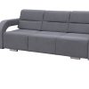 Sofa tapicerowana rozkładana 3 osobowa z pufą Amoro + pufa