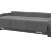 Sofa tapicerowana rozkładana 3 osobowa z pufą Amoro + pufa