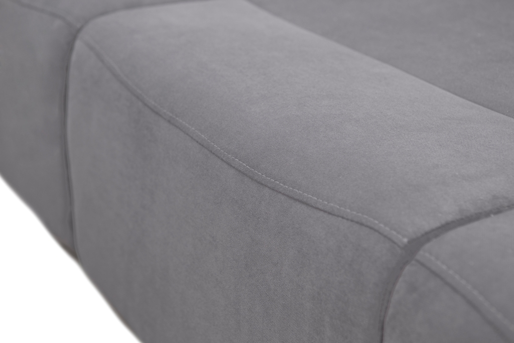 Sofa tapicerowana rozkładana 3 osobowa z pufą Amoro + pufa