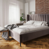 Łóżko tapicerowane Lavita Slim 140x200 cm – smukłe z pojemnikiem