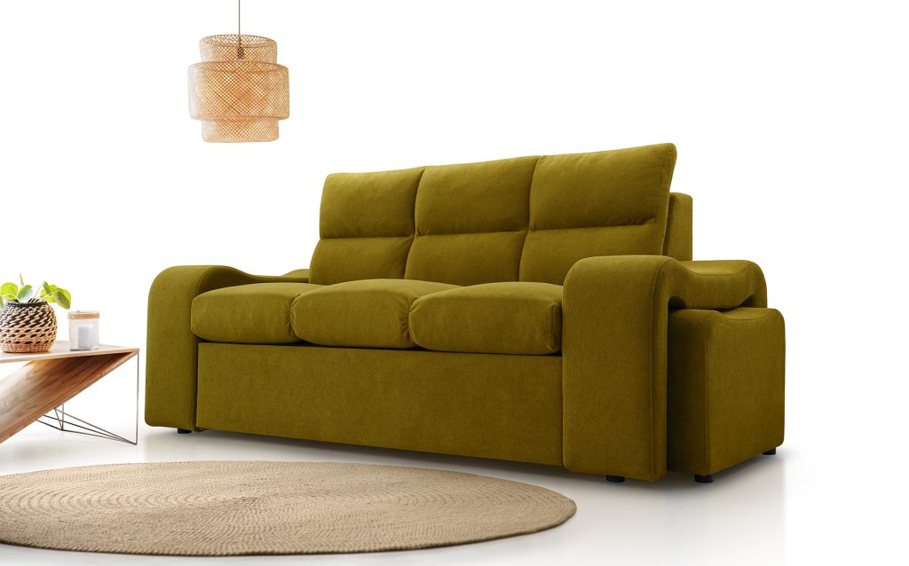 Sofa tradycyjna tapicerowana rozkładana do przodu Sonica