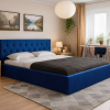 Łóżko tapicerowane HONY SLIM 160x200 cm – z pojemnikiem na pościel