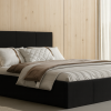 Łóżko tapicerowane Sorelli Slim 160x200 cm – z pojemnikiem, hydrofobowe