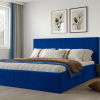 Łóżko tapicerowane Vizano Slim 160x200 cm – z pojemnikiem, łatwe czyszczenie