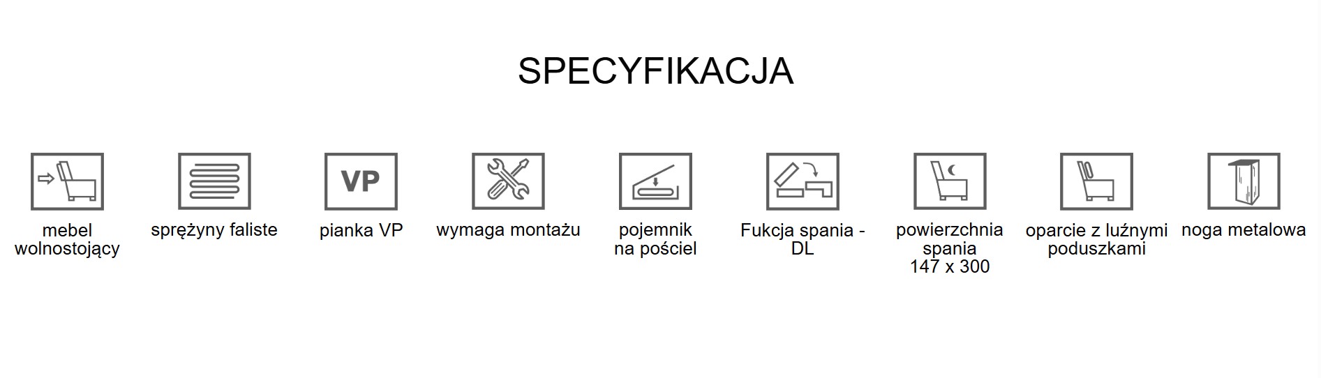 Narożnik Tapicerowany z Funkcją Spania Bellio Grand - Duża Rogówka do Salonu w Kształcie Litery U