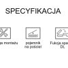 Narożnik Tapicerowany z Funkcją Spania Cushy Grand na Nóżkach - Duża Kanapa do Salonu Glamour