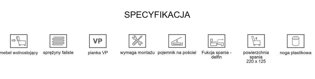 Narożnik Tapicerowany z Funkcją Spania Villa - Nowoczesna Rogówka dla Rodziny