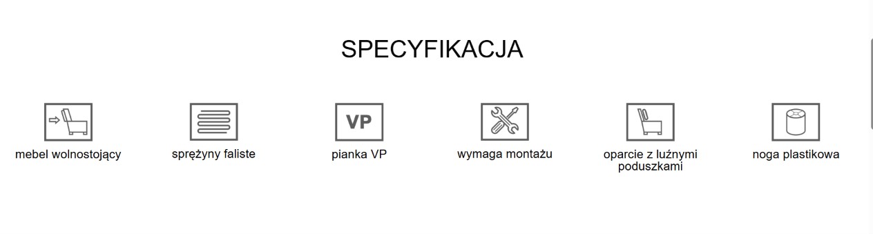Duży Narożnik Tapicerowany Modułowy Tapela - Nowoczesna Kanapa dla Rodziny
